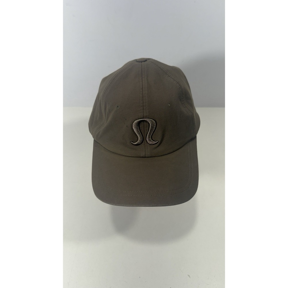 Lululemon Hat Cap Snap Back Unisex Brown Adjustable Running Athletic Workout NEW